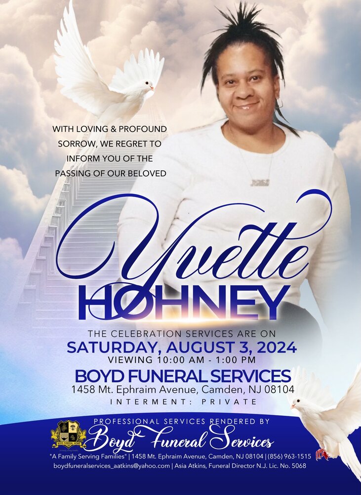 Obituary of Yvette Hohney to Boyd Funeral Home, Boyd Fun...